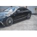 Накладки сплиттеры на пороги на Mercedes CLS C257 AMG-Line